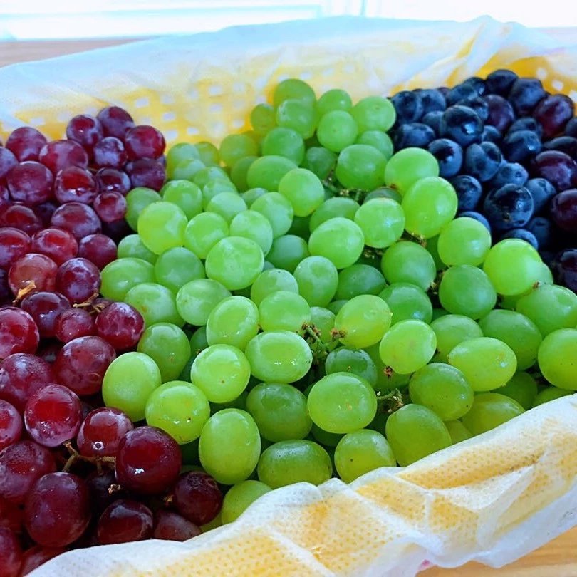 新疆特产水果鲜果 三色玻璃翠无核白绿提无核紫葡萄礼盒装4斤 包