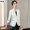 Blazer Women 2021 Spring and summer new pattern Korean Edition temperament leisure time man 's suit Two piece set formal wear Host coverall