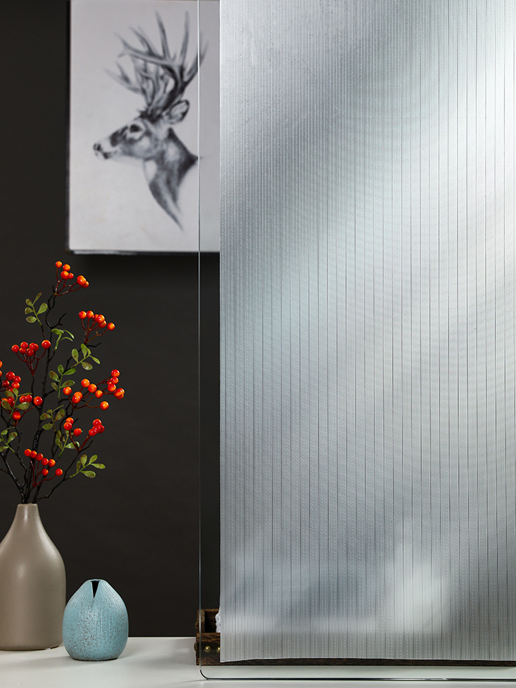 长虹磨砂贴膜办公室隔断玻璃艺术装饰卫生间浴室窗户纸透光防窥视