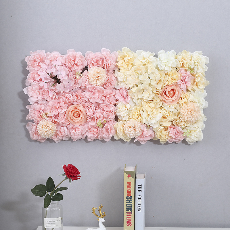 Artificial Flower Wall Fake Flower Wall Inner Door Decorative Background Wall Wedding Photography Online Red Store Window Rose Wall