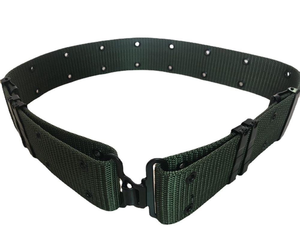保安作训腰带帆布腰带户外战术腰带美式s腰带cs野外拓展腰带