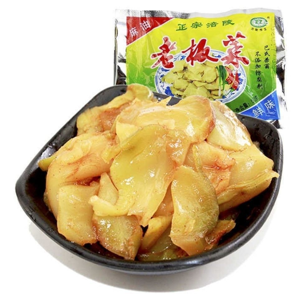 老板菜榨菜片50克佐餐小菜酱菜涪陵榨菜片小菜咸菜榨菜-阿里巴巴