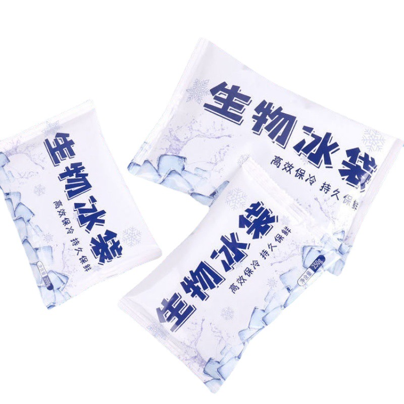 Biological Ice Pack Wholesale Repeated Use without Water Injection Summer Fresh Fruit Food Express Delivery Repeated Cold Compress