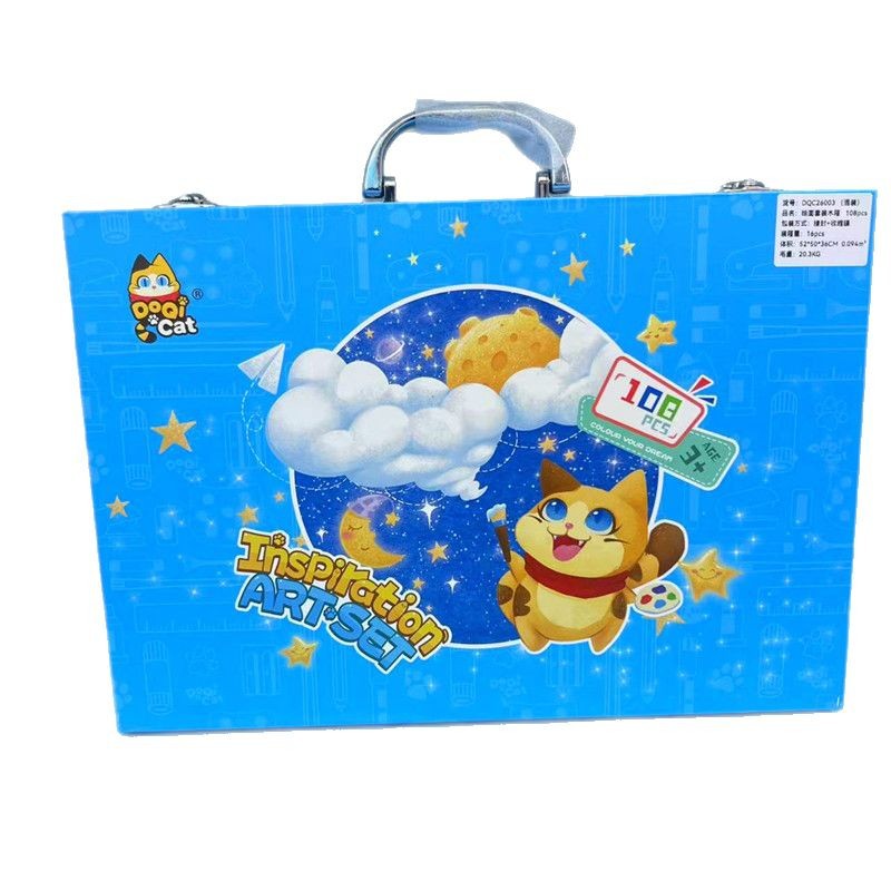 108 watercolor pen set painting brush children‘s day painting stationery color pen gift drawing set wholesale