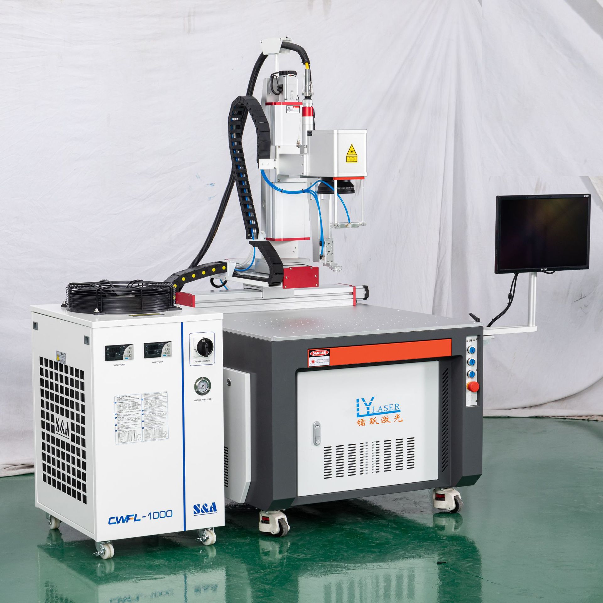 振镜式激光焊接机操作简单新能源电池极耳焊接高速扫描激光点焊机