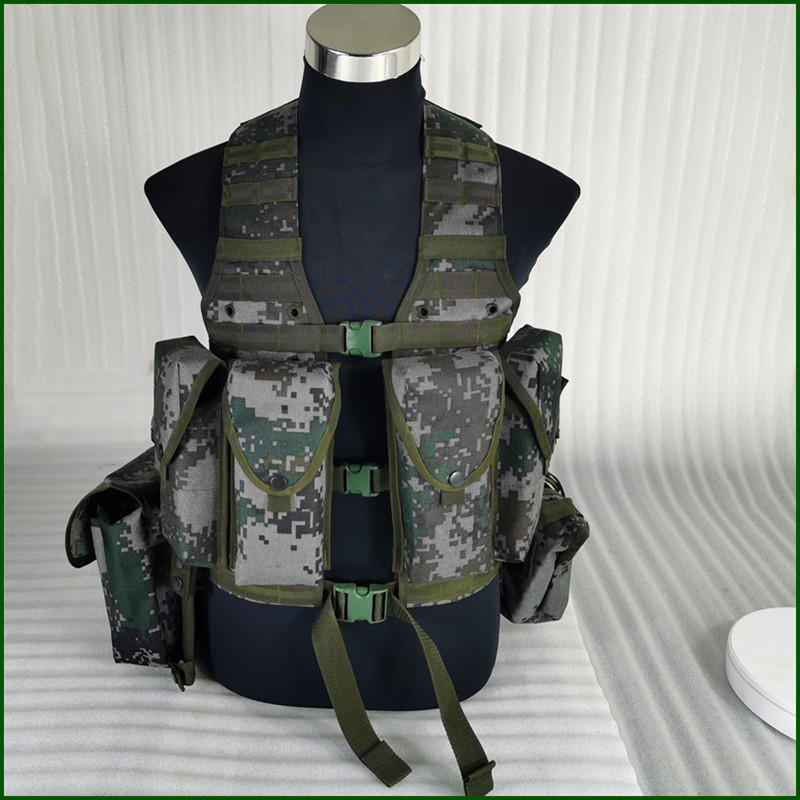 【06式单兵战斗携行具】战士11件套干部7件套款林地数码战术背心