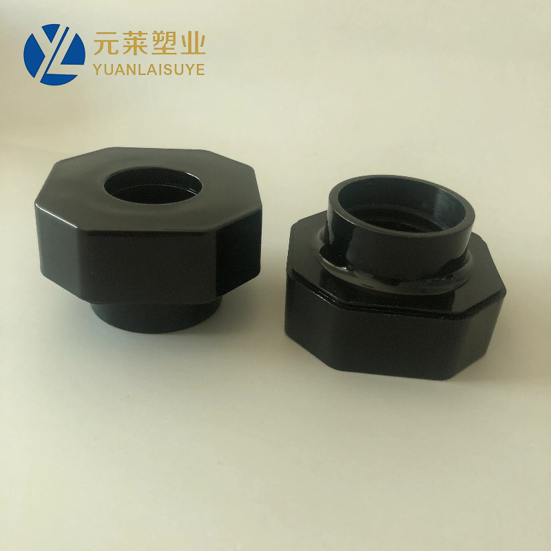 新款28口径八角盖 黑色香薰盖罩光油亮面28牙香薰玻璃瓶盖学士盖