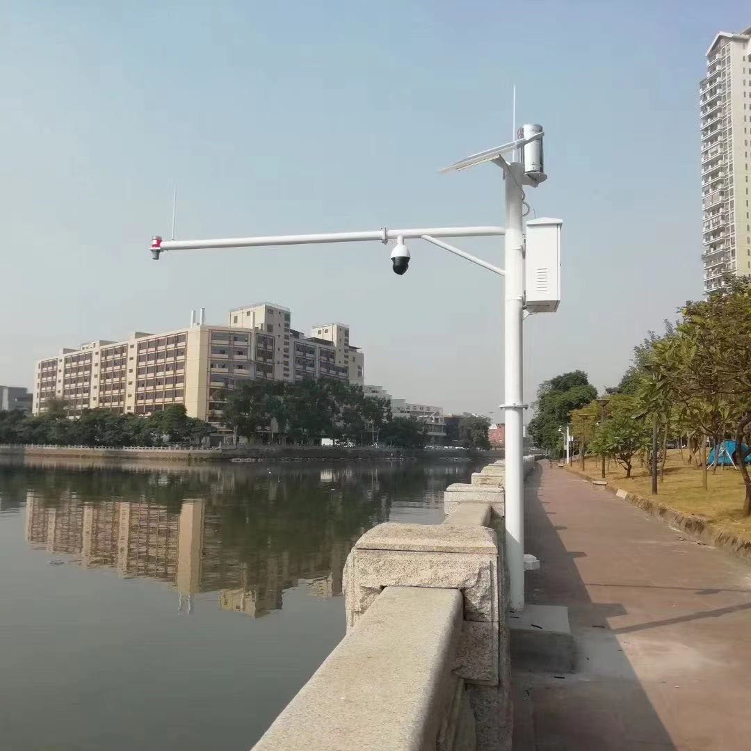 水库河流水位监控立杆防汛监测设备立杆太阳能供电系统设备立杆