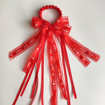 1map明星演唱会红丝带华晨宇丝带粉丝应援张杰款彩带手腕带薛之谦