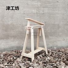 实木松木升降桌架支架绣架摄影美术个性桌腿桌脚简易组装