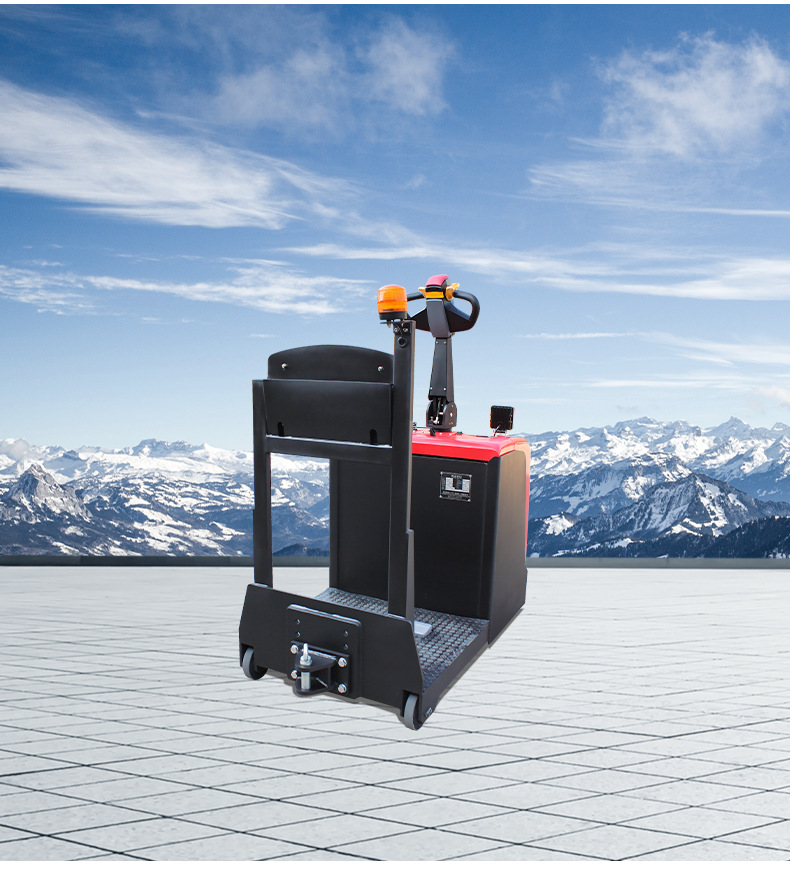 顺睿2吨3吨蓄电池牵引车搬运车工厂车间电动转运车物流电瓶拖车头