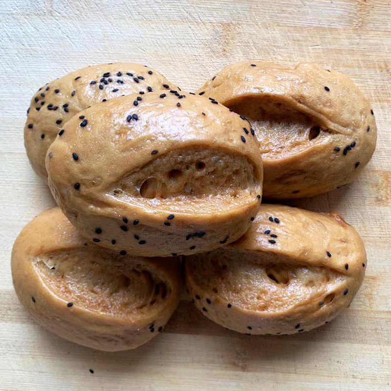 红糖馒头台州仙居特产酒酿喂酵手工传统糕点早餐份个不可微波餐饮