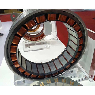 定制永磁电机电感线圈 扁铜空心线圈 汽车扁平漆包线圈