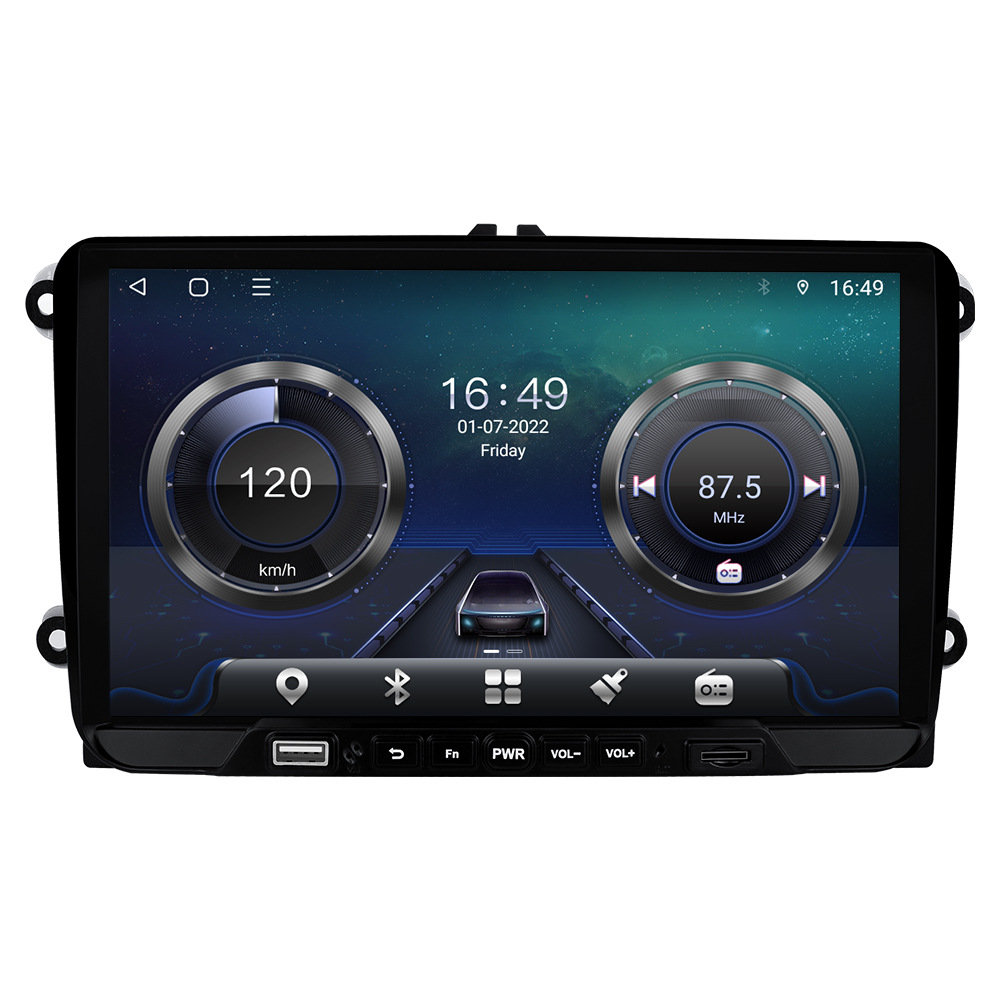 Applicable to 9-Inch Volkswagen a Universal Machine Navigation Car Navigator Reversing Image GPS Android Phone MP5 Player