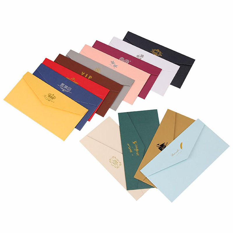 正扬批发珠光纸信封 烫金信封邀请函商务请柬祝福贺卡简约制作
