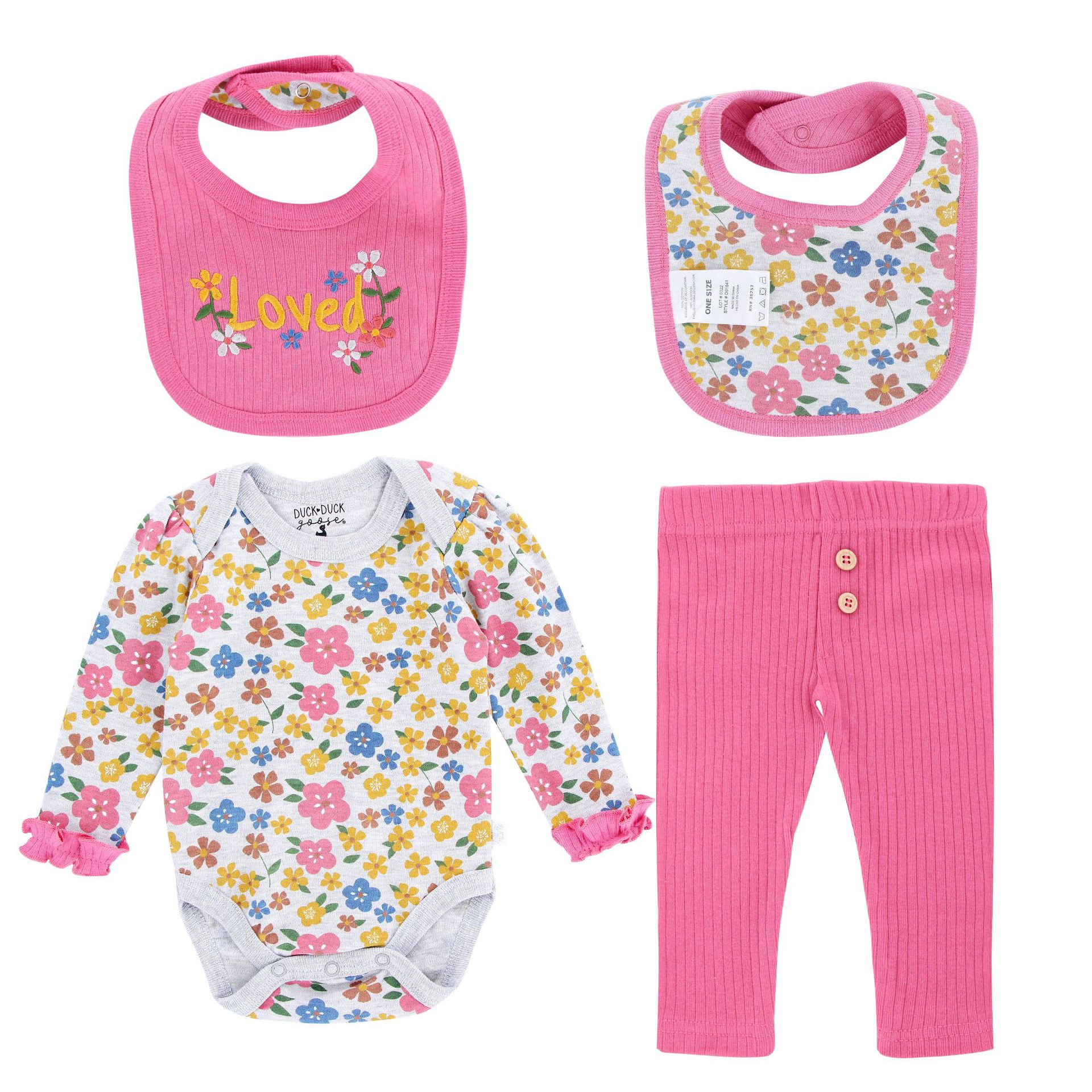 Foreign Trade Children's Wear Newborn Suits Baby Romper Baby Spring Three-Piece Set Baby Long Sleeve T-shirt Cross-Border Supply