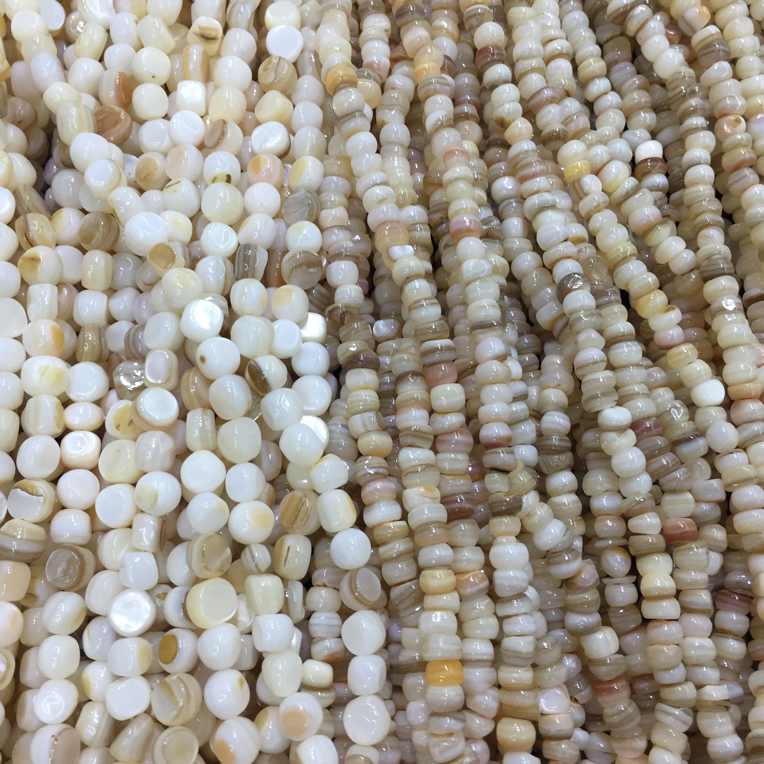 贝壳散珠天然淡水贝异形珠直孔 diy手链头饰配件材料-阿里巴巴