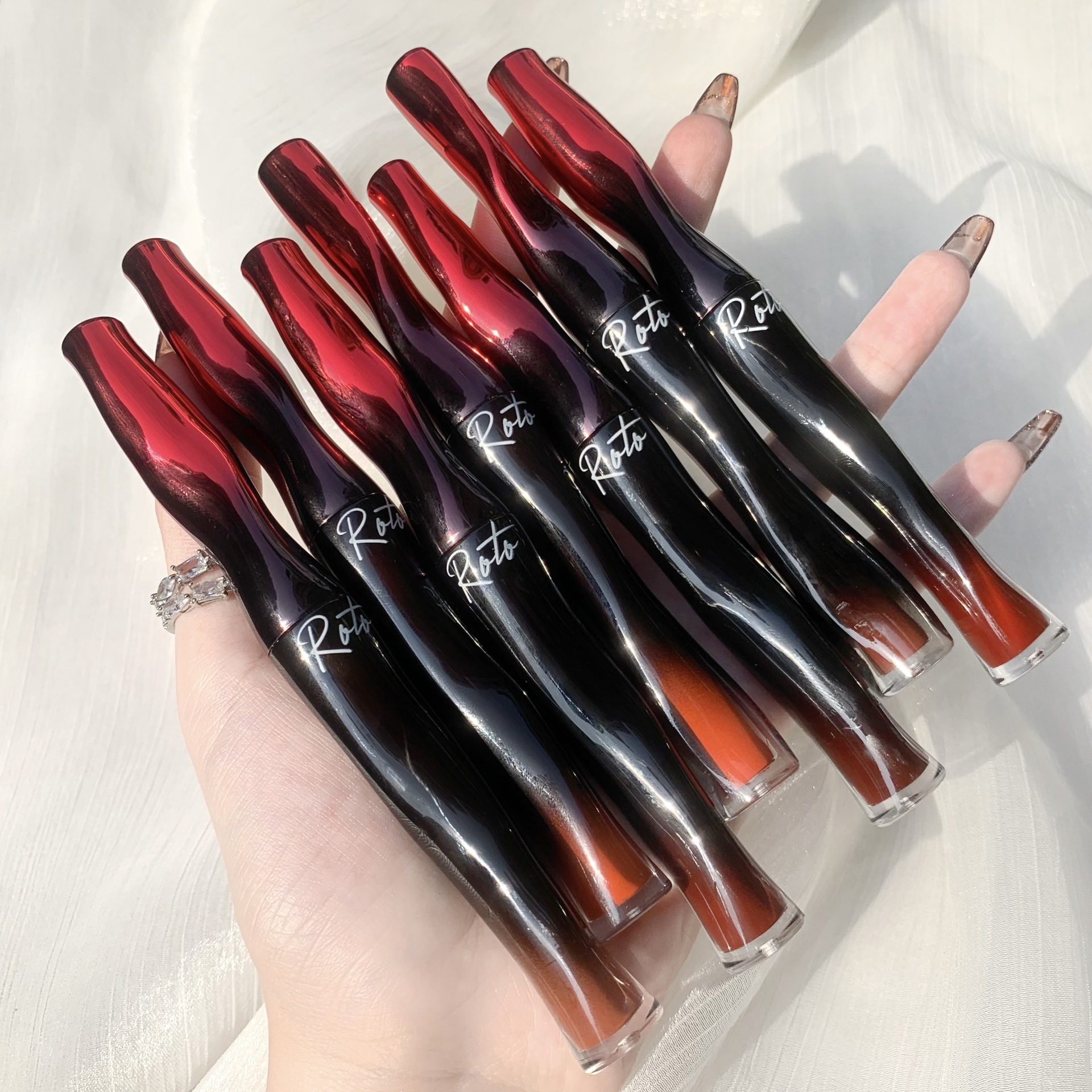 roto麻花唇釉 抖音直播镜面面水光唇釉唇蜜水润学生唇彩染唇液072