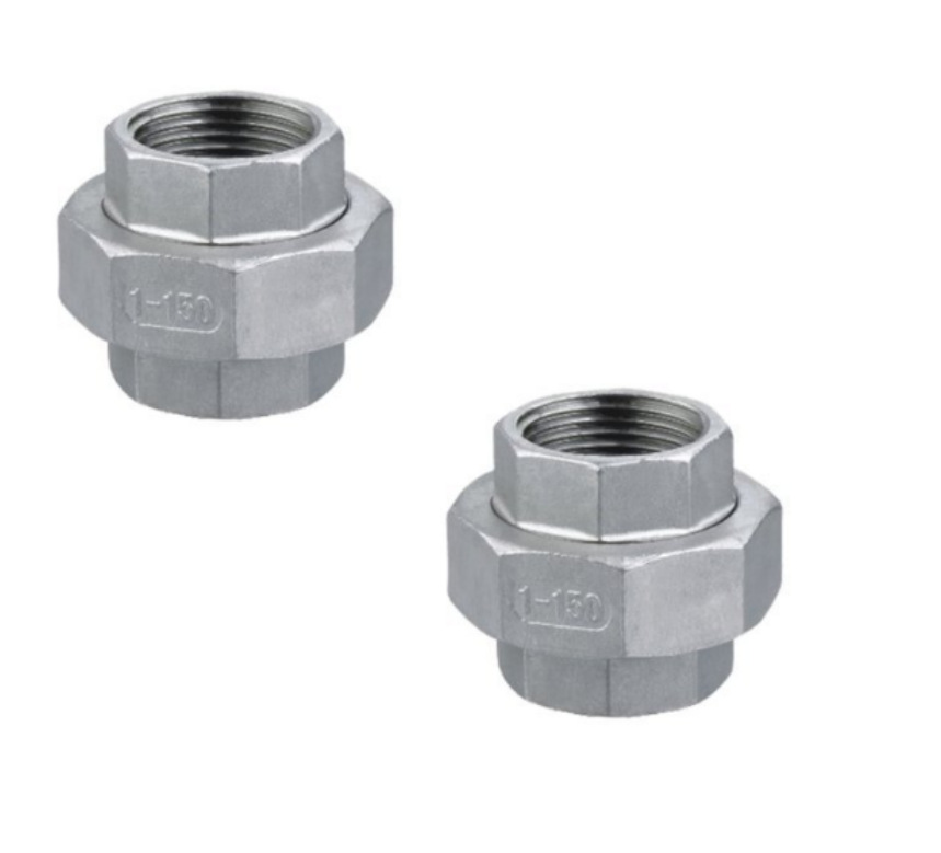 不锈钢丝扣活接双内丝水管活接内螺纹球面活接头不锈钢活节