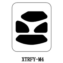 虎符脚贴适用于 Xtrfy Project4 M4 弧边 鼠标足贴 电竞鼠标脚垫
