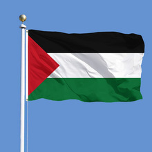 跨境巴勒斯坦国旗90*150cm Flag of Palestinian 4号涤纶旗帜