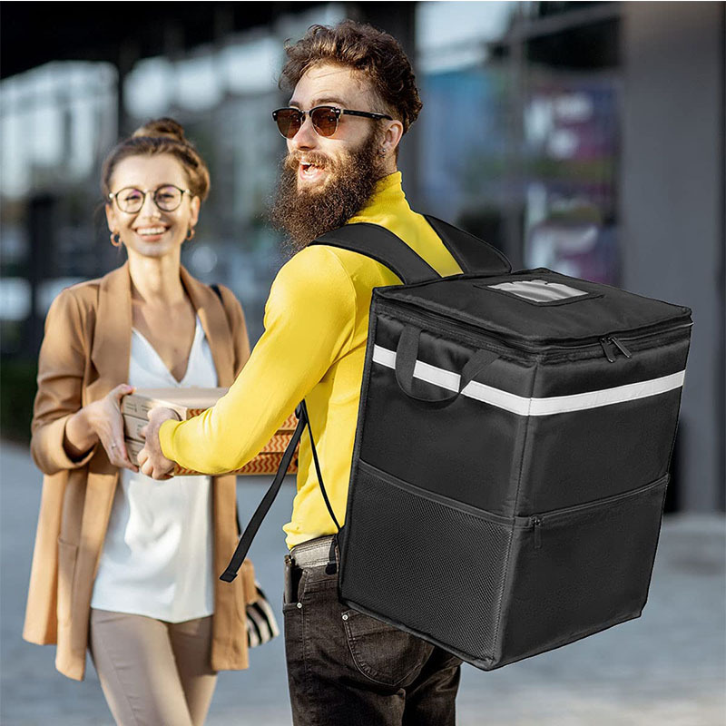 骑手送餐保温包配送箱包防水外卖送餐包便当袋饭盒袋外卖保温背包