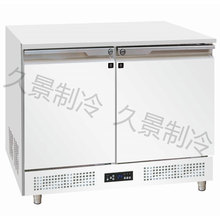 久景LRVP-90吧台双开门工作台冰箱 能耗低制冷速度快冷藏保鲜冰箱