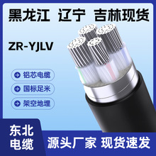 铝芯电缆ZC-YJLV22阻燃钢带铠装铝芯电缆2/3/4/5芯10-400平方低压
