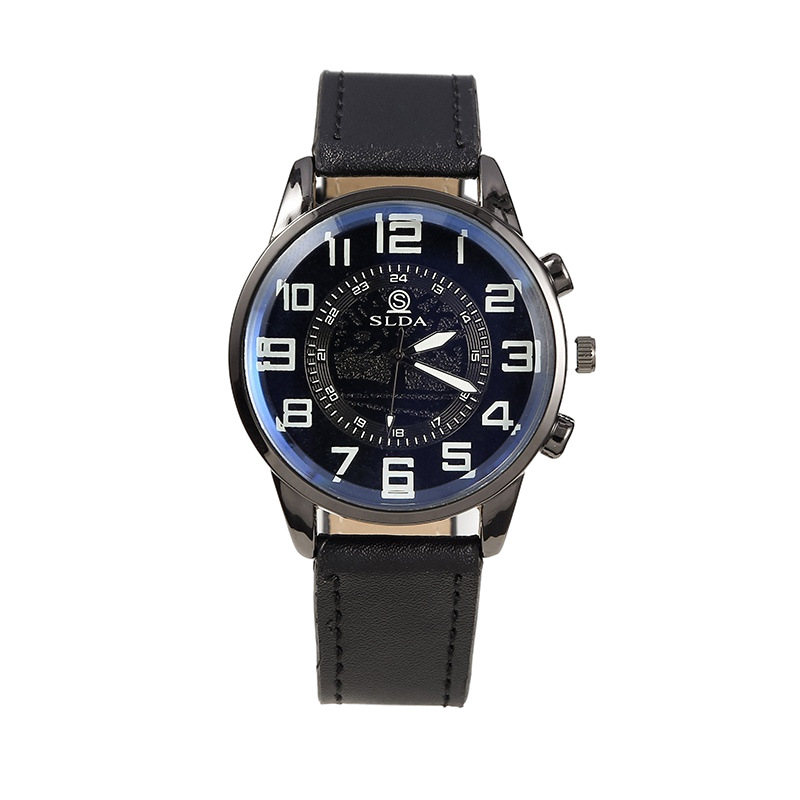 2022 New Retro Belt Watch Men's Fashion Trend Digital Student Watch Men's Quartz Watch Wholesale