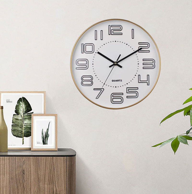 Wall Clock Living Room Clock Simple Nordic Fashion Home Clock Pocket Watch Modern Creative and Slightly Luxury Quartz Clock Wholesale