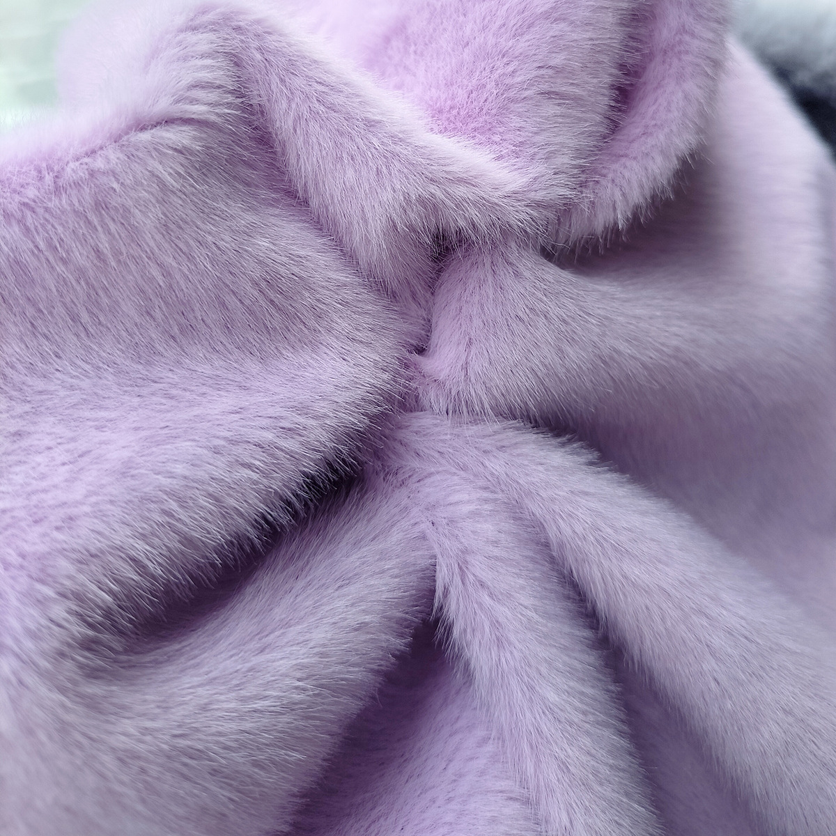 高档水貂绒玉狐绒手工DIY面料 服装围巾靠垫文具面料高低毛毛绒布