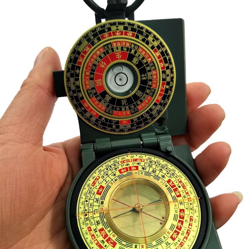 【工厂】小额批发寻龙罗盘寻龙决纯铜风水罗盘三合小罗盘行山盘