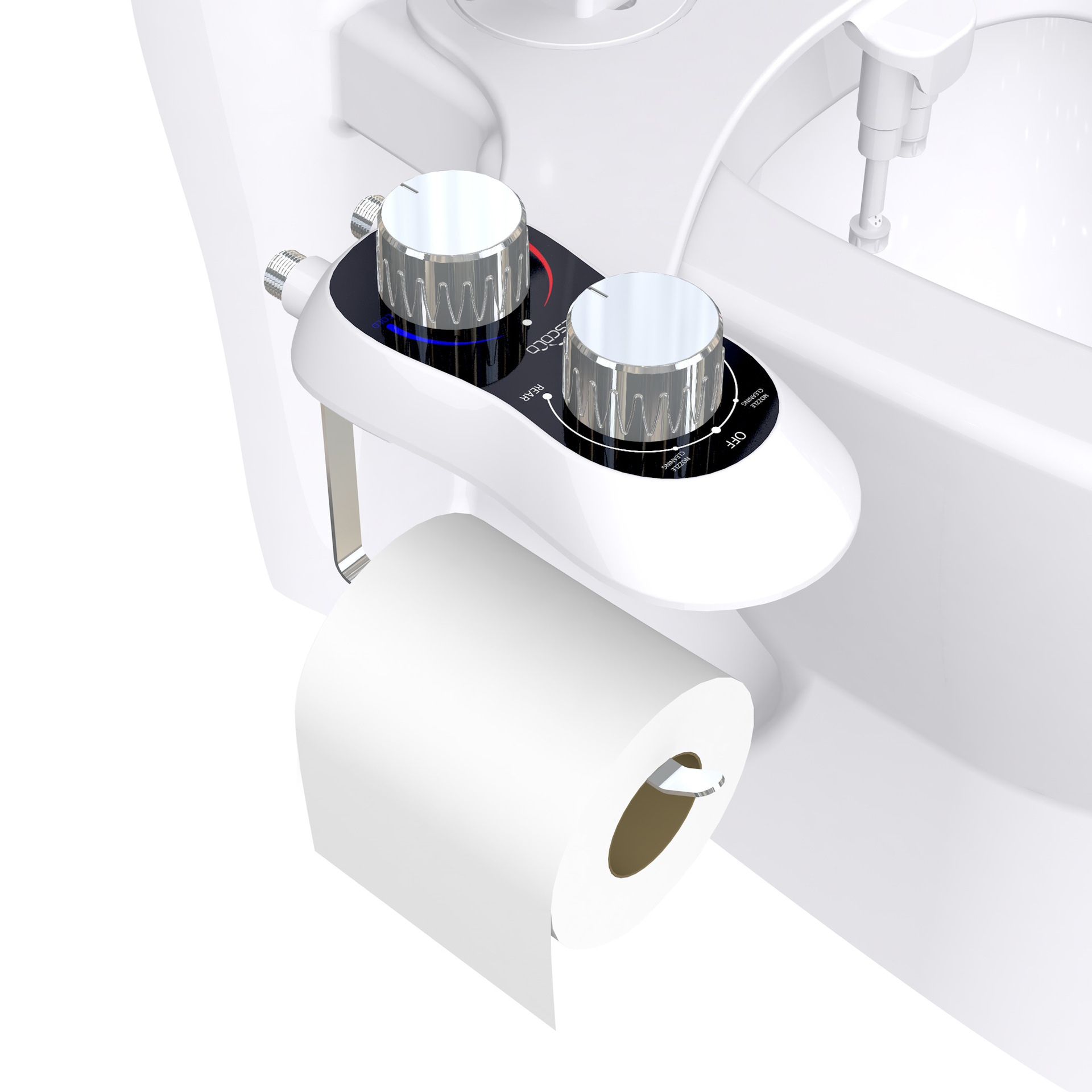 跨境简易安装妇洗器洁身器不用电智能马桶盖屁股冲洗器冷热双喷