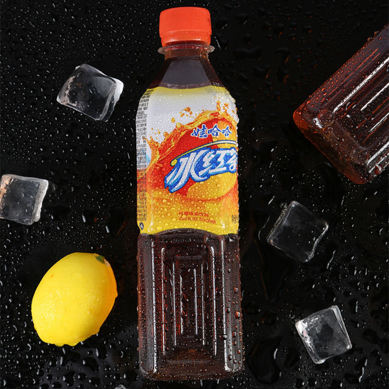 娃哈哈冰红茶500g*16瓶整箱柠檬味冰红茶饮料夏季解渴饮品哇哈哈