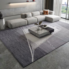 客厅地毯日式地垫办公室茶几毯北欧现代简约家用极简轻奢立体毯面