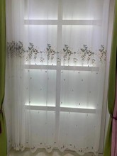 韩式田园蕾丝窗纱阳台客厅白纱窗帘2021新款白色小清新卧室成品纱