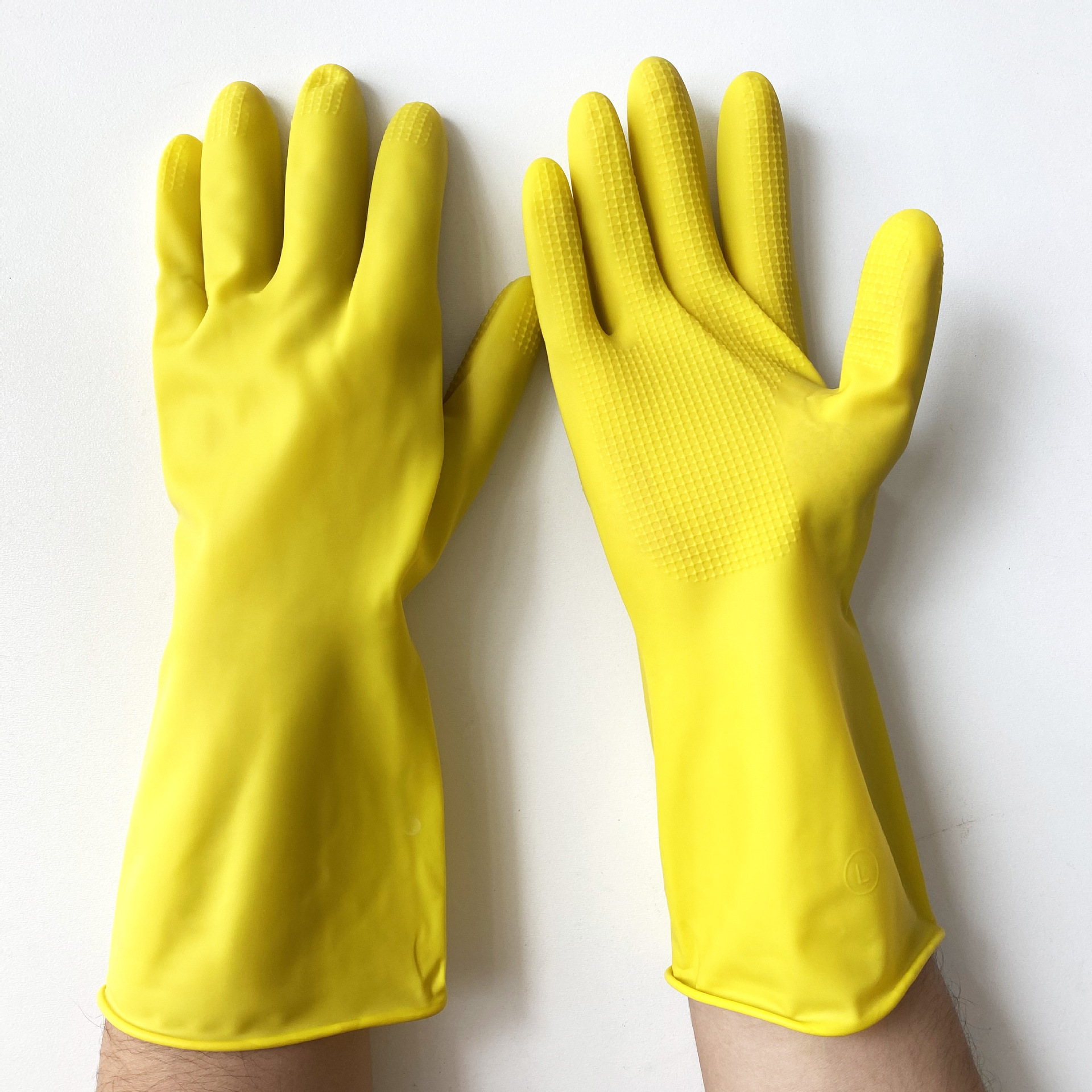 鸿宝好上好 乳胶手套 天然乳胶 防水防油耐酸碱 清洁家用洗车