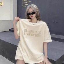 FOG  FEAR OF GOD ESSENTIALS复线美式夏季潮牌男女情侣短袖T恤