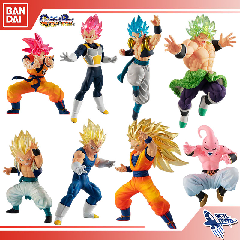 万代扭蛋 七龙珠hg10弹魔人贝吉塔 超三悟空布欧vs18弹悟吉塔摆件