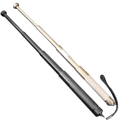 4节甩棍儿微型袖珍四节快拔四节棍便携式小型保安甩棍轻战术迷你