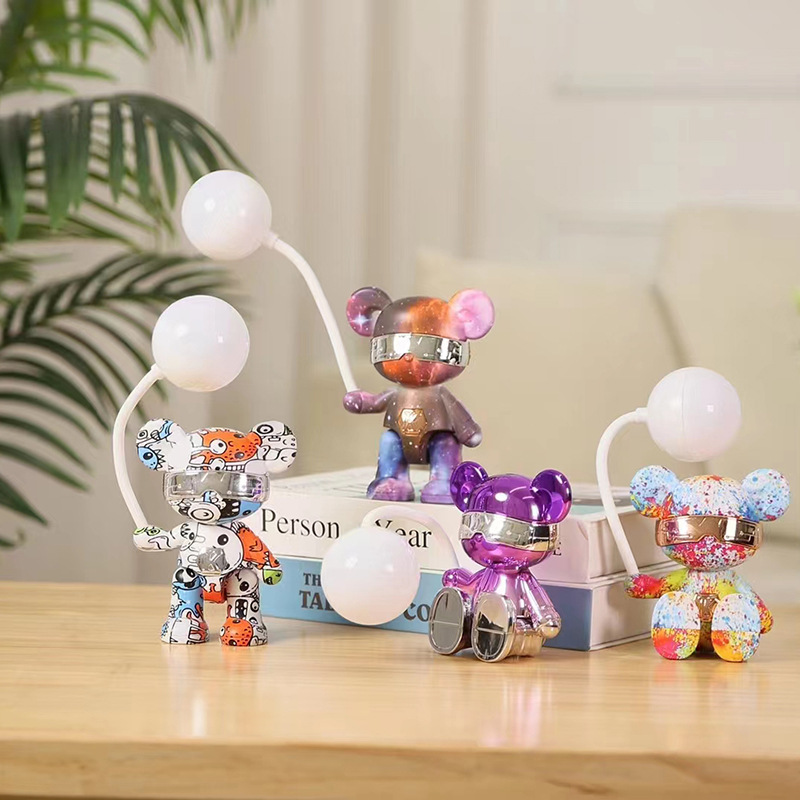 creative cute cartoon desktop table lamp student learning reading eye protection table lamp kindergarten children gift wholesale