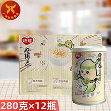 银鹭 好粥道椰奶燕麦粥 280g*12罐 方便速食粥 整箱八宝粥