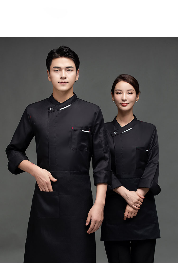 男饭店烘焙餐厅餐饮烧烤厨师服后厨工衣酒店厨师工作服长袖秋冬装