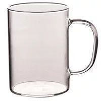 Borosilicate Glass Handle Tea Cup Home Office Minimalist Three-Piece Set Drinking Cup with Filter Glass Cup