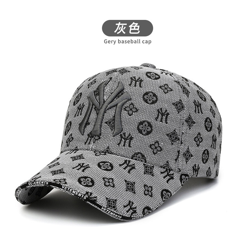 2023 Spring and Summer New Baseball Cap Hat Women's Men's and Women's Same Style Hat Spring and Autumn Summer Embroidered Baseball Cap Peaked Cap