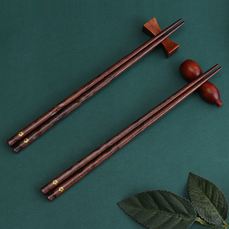 筷子日式樱花尖头致家用单人防滑网红不发霉木筷【领券【一件代发