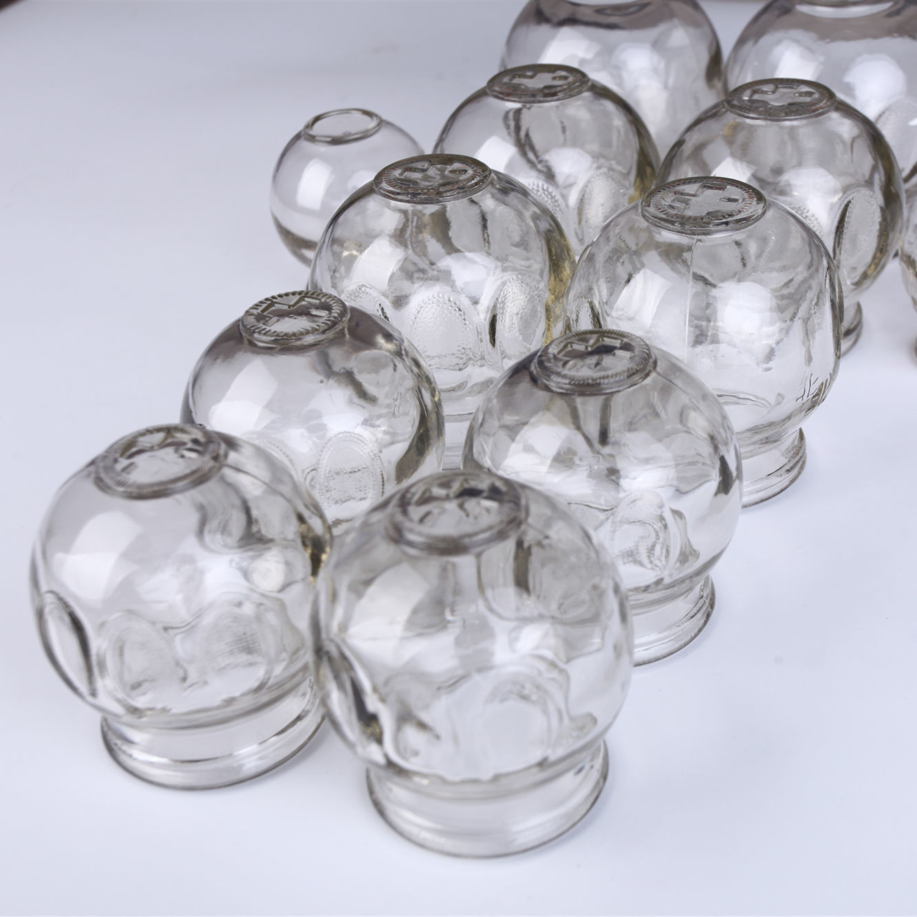 散装玻璃拔罐一个拔火罐玻璃真空拔罐器瓶拨