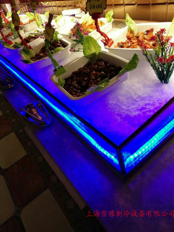 冰台台式冰台桌面冰台海鲜台自助餐展示冰台-阿里巴巴