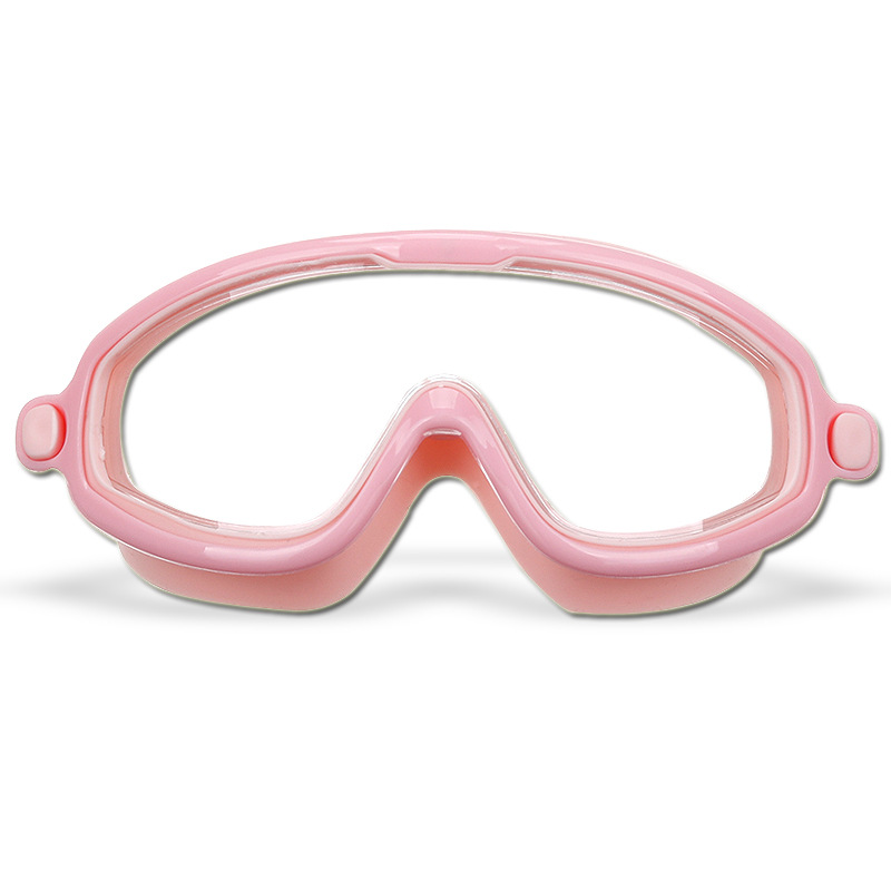 2024 Hot Sale Fashion Children's Large Frame Swimming Goggles Girls Boy Student Waterproof Anti-Fog Hd Eye Protection Swimming Glasses