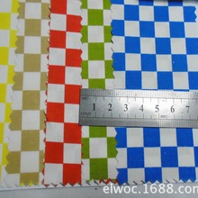10毫米正方形 棉布薄服饰面料 方格布料 格子衣服箱包内里布2514